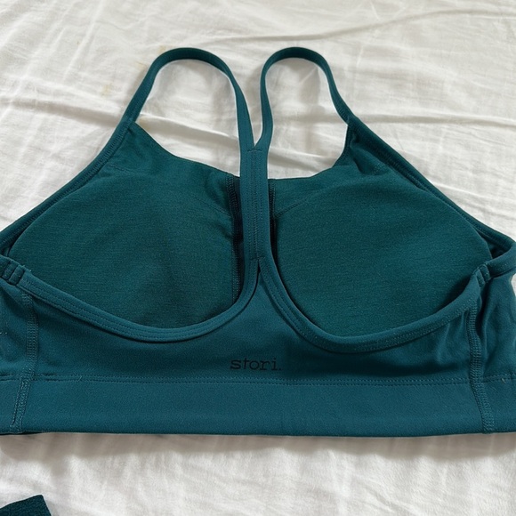 NEW Stori Set Legend Bra and Opposition Tight in Deep Teal size 6 - Picture 9 of 10